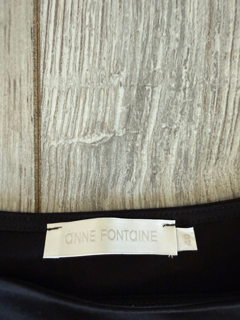 Anne Fontaine Myrtille Top BLACK - Picture 6 of 6